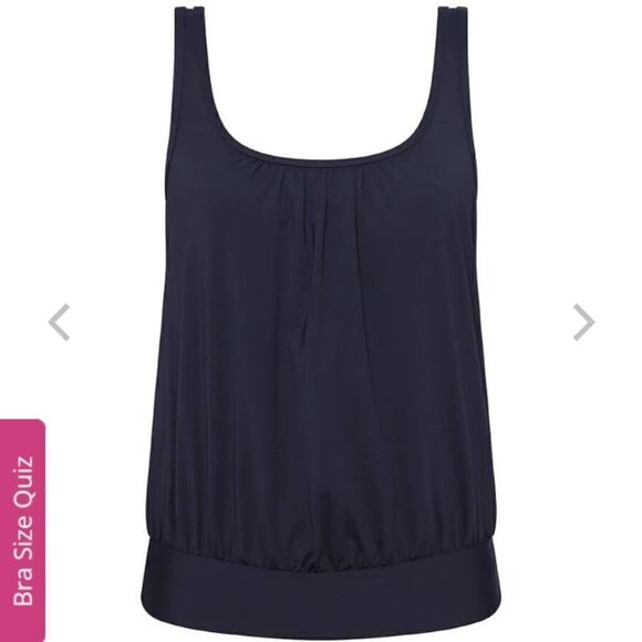 Sea Level night sky blue tankini singlett top. Blouson multi fit size 4. NWT - Picture 3 of 5